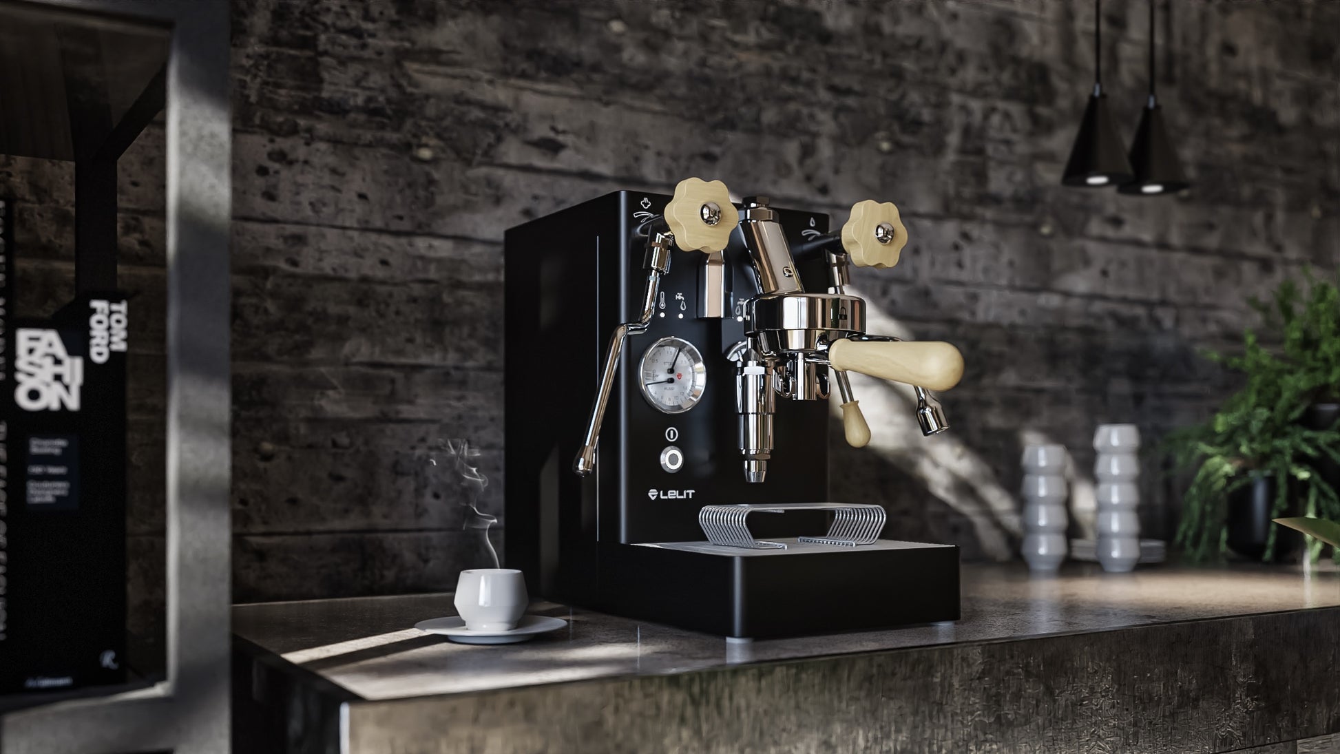 image of espresso machine on counter