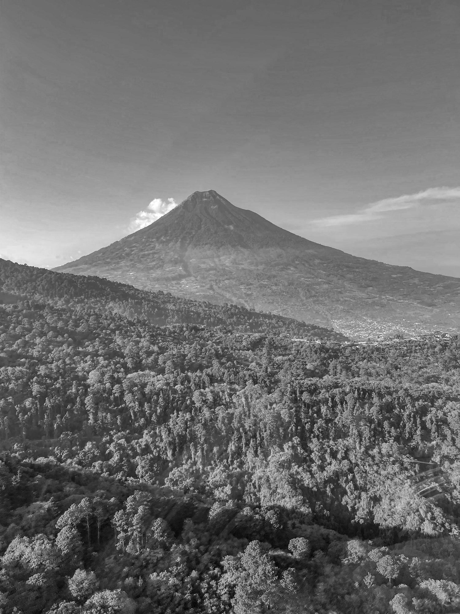 image of Guatemalan volcano