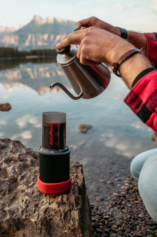 Product image of AeroPress in use