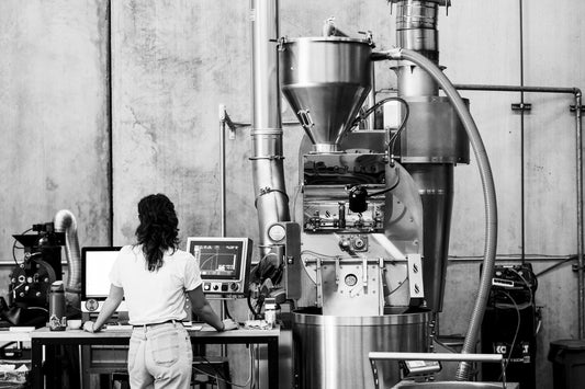 Coffee Roaster Roasting Coffee