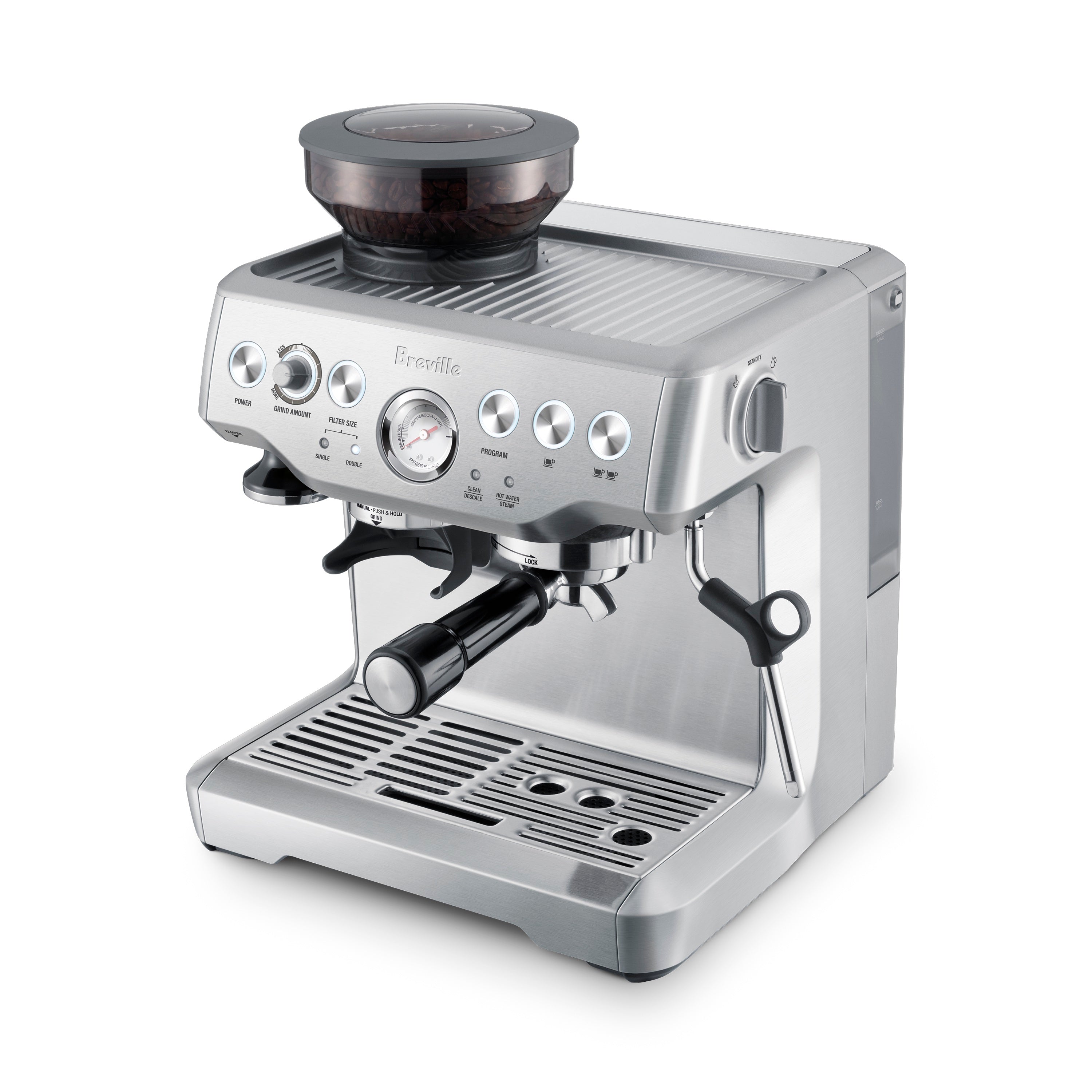 Breville Barista Expressエスプレッソマシン　美品 Breville Barista Express Impress Espresso Machine in Brushed