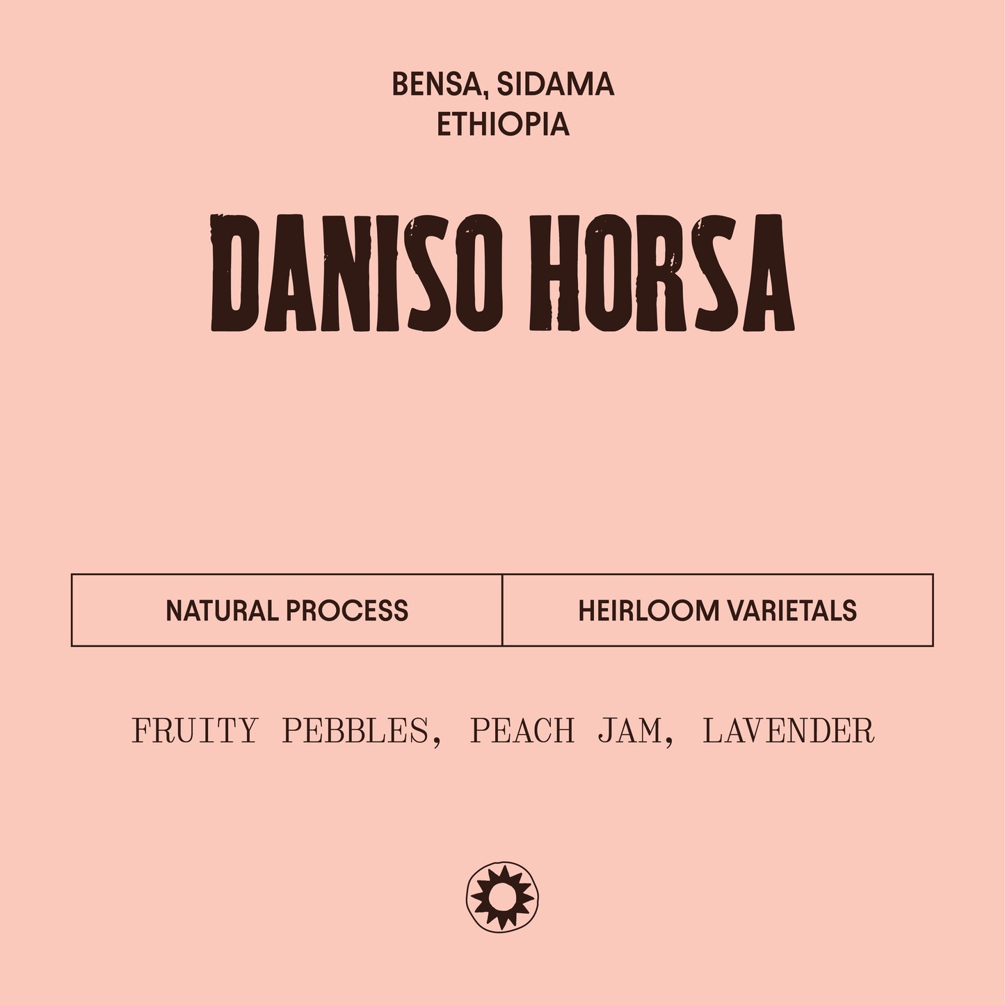 Ethiopia - Daniso Horsa - Natural Process