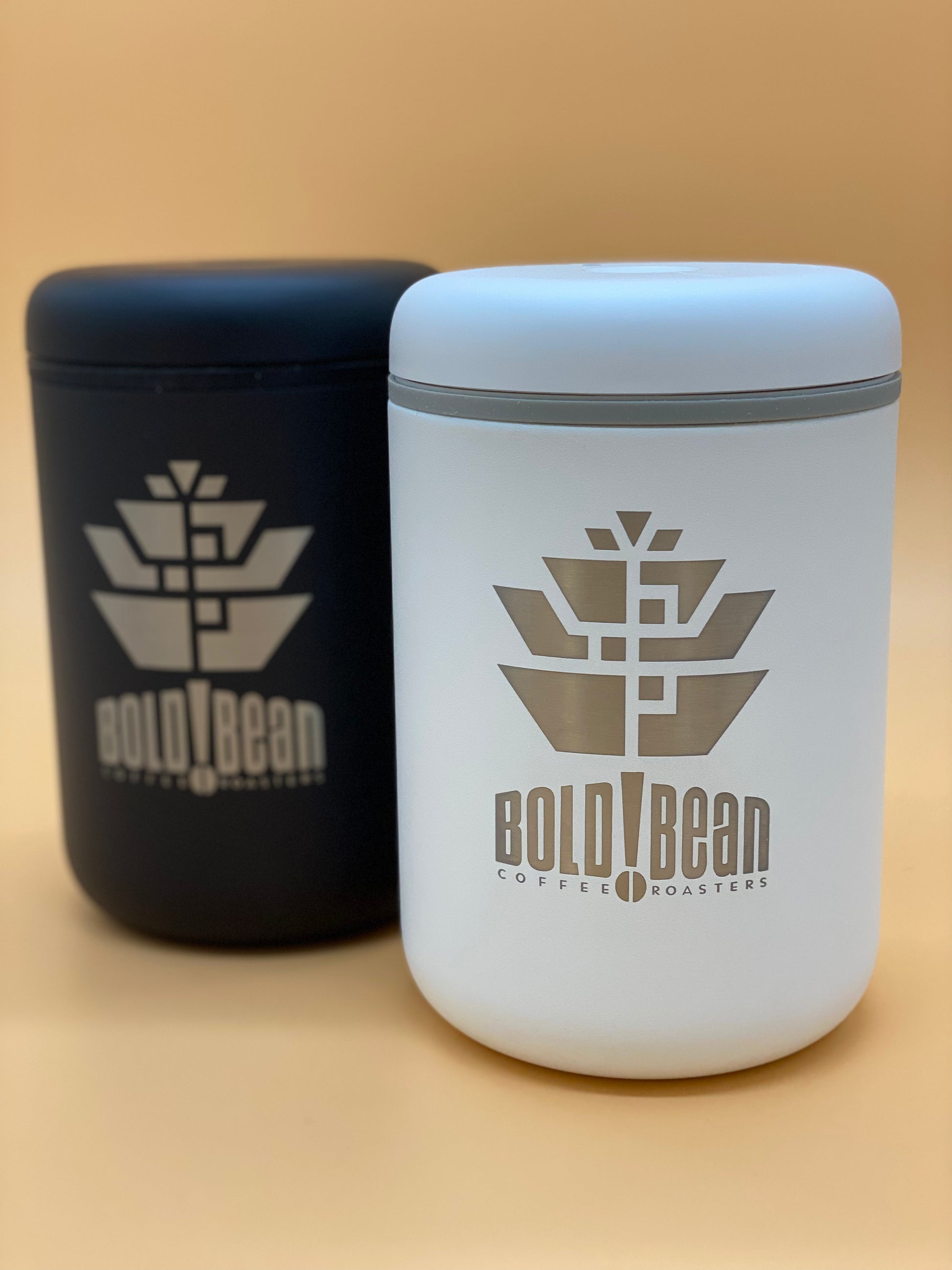 Product image of two Bold Bean branded thermos