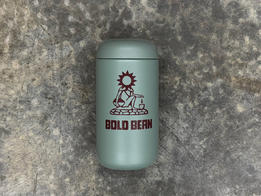 photo of green coffee travel much with logo 
