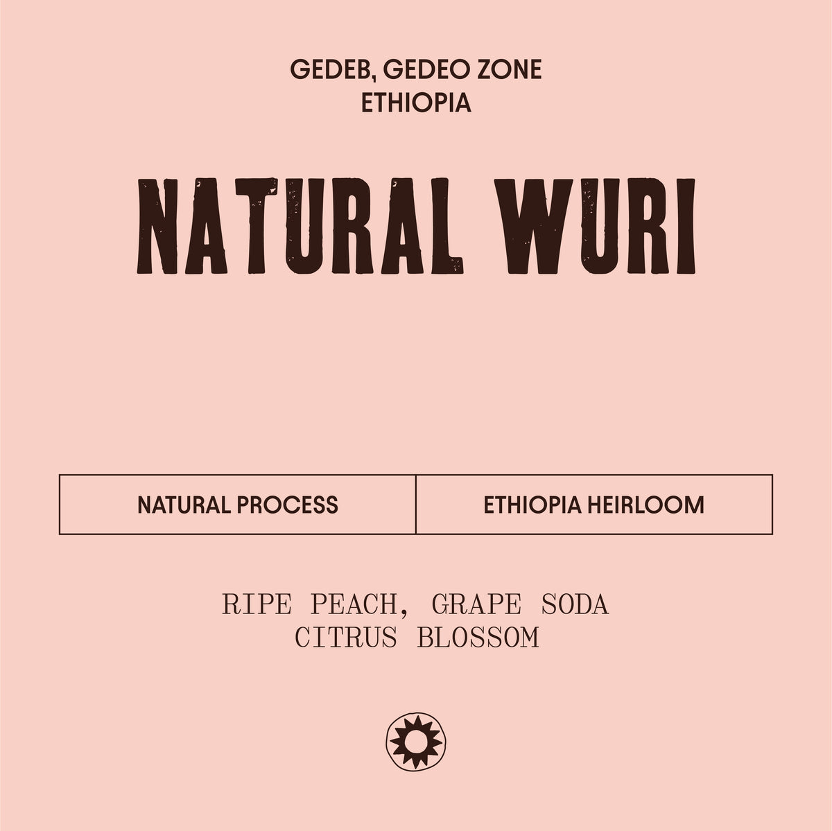 Ethiopia - Wuri - Natural Process