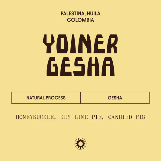 Colombia - Yoiner Mosquera - Natural Process Gesha