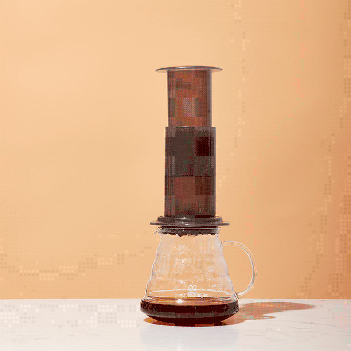 Gif of AeroPress